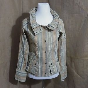 Baxis & Baxis Windbreaker Jacket Hidden Hood Coat